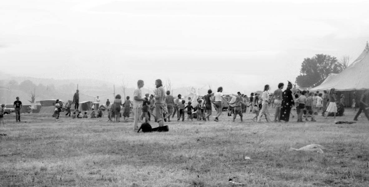 Free festival, near Pilton Somerset, 1978.