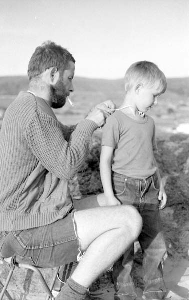 Graham and his son.