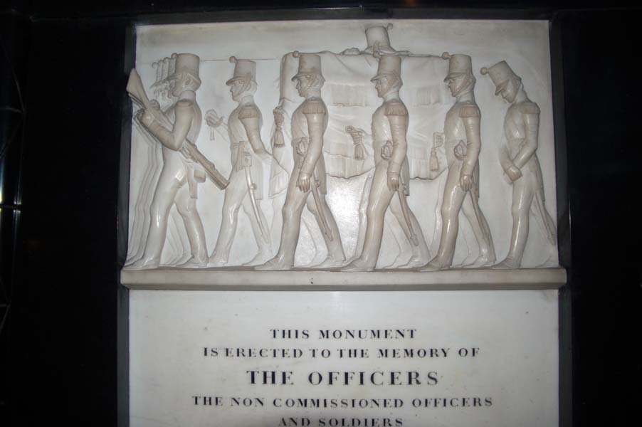 Oliver's army, Lichfield cathedral.
