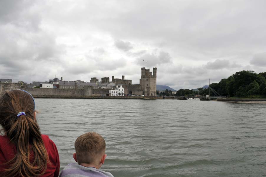 Caernarfon castle.