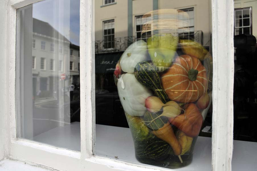 A jar of squashes.