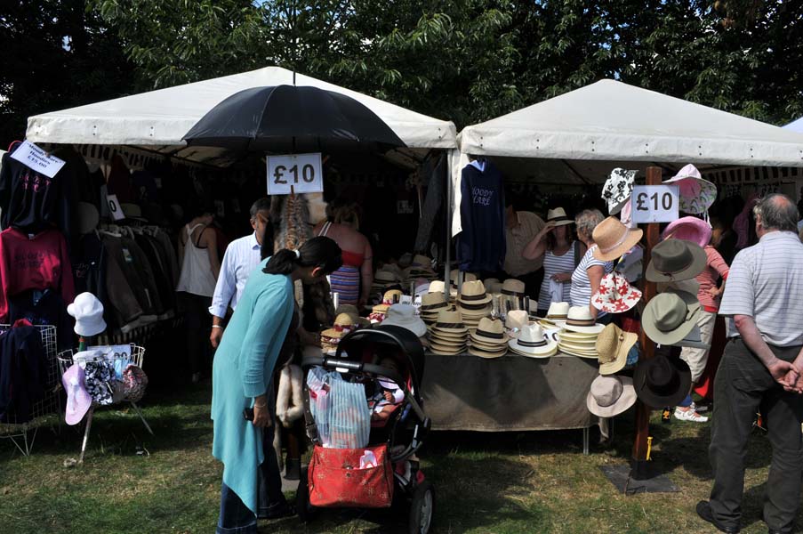 Hat stall, the Canwell show.