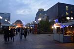 The night approaches, Centenary Square, Birmingham.