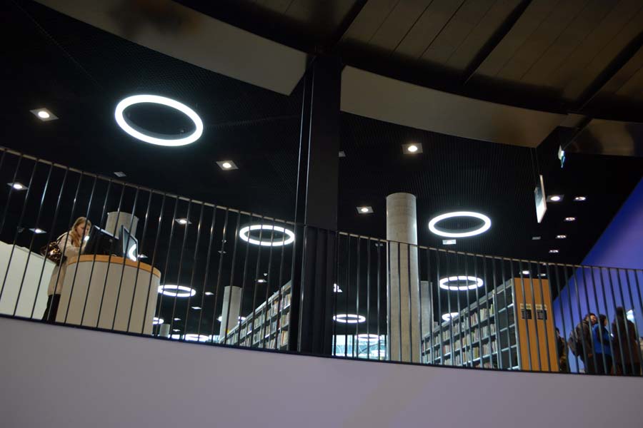 Circles at the New Library.