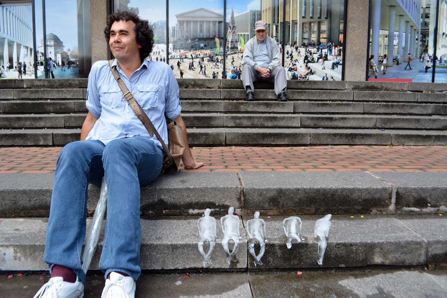 The sitters, Chamberlain Square.