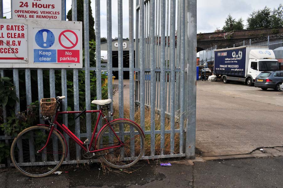 Bike resting, Digbeth.