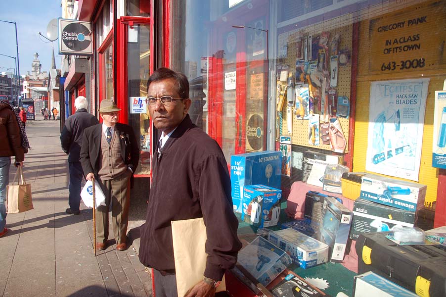 Normandy veteran, Digbeth High Street.