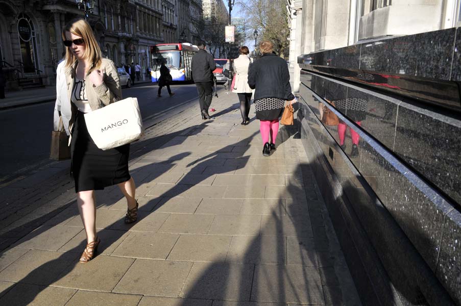 Shopper, Colmore Row.