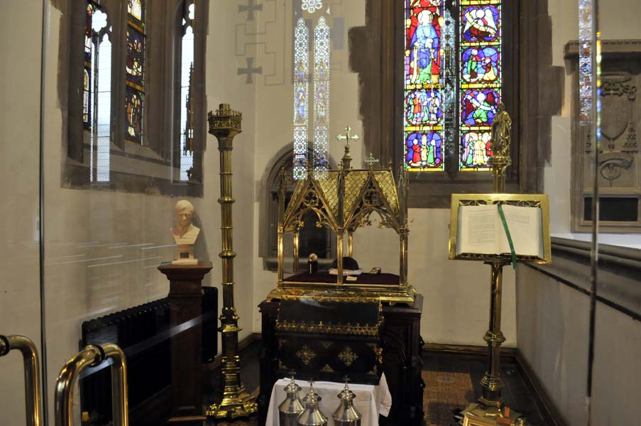 The Pugin memorial, St Chad's cathedral.