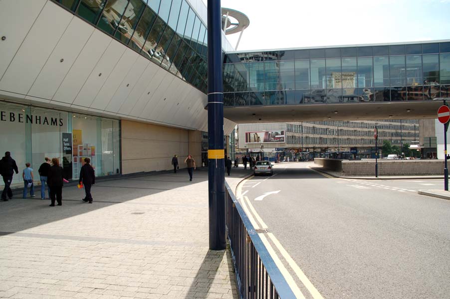 The Queensway in summer.