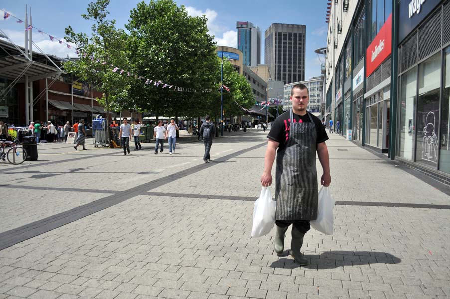 The market trader.