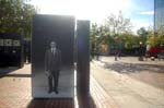 The work of Sir Betjamin Stone, Centenary Square.