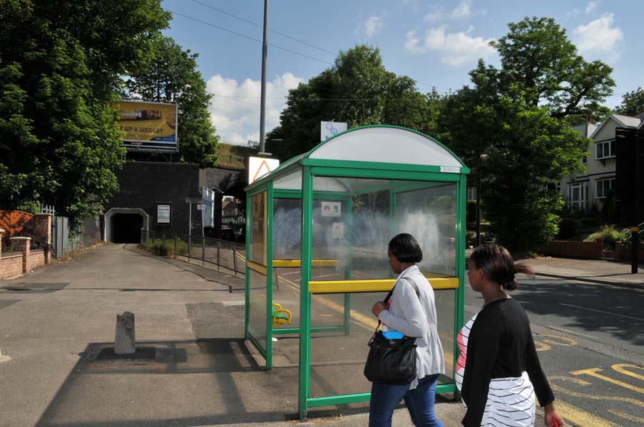 Slade Road, the 65 bus stop.