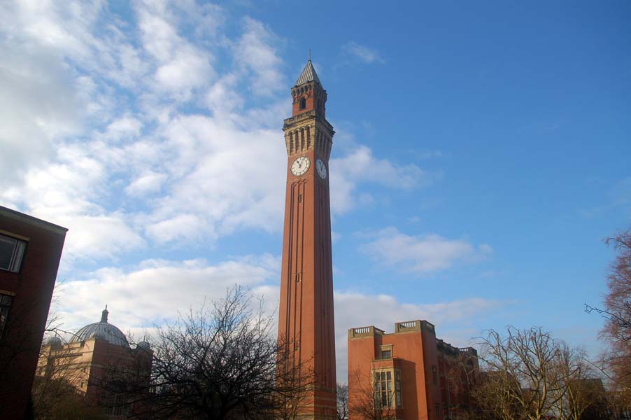 The clock tower, Birmingham university.