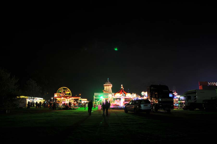 The fair at Pype Hayes park.