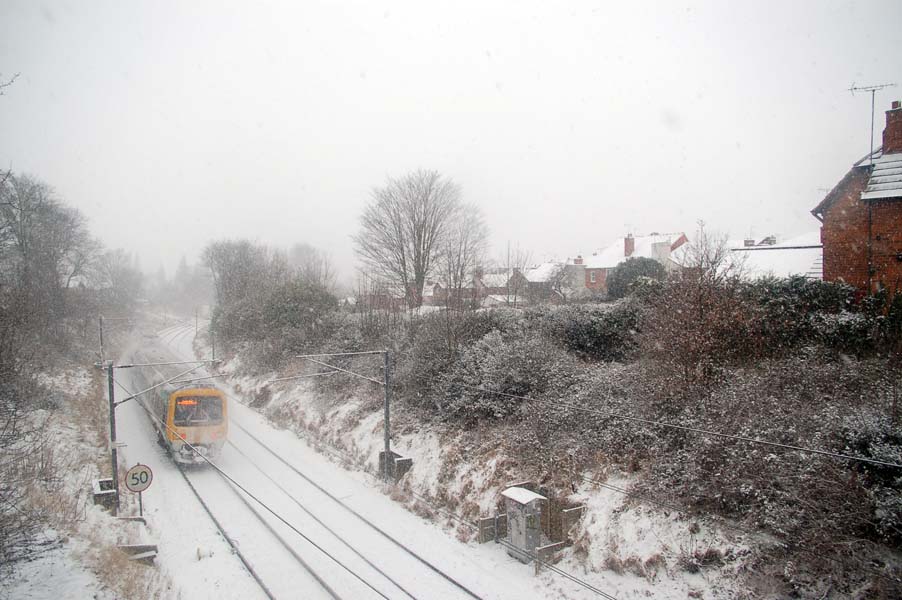 Towards Town, the cross city line.