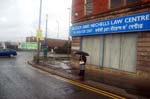 Lady with an umbrella, Alum Rock.