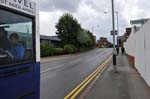 Man on a bus, Aston uni.