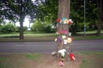 Memorial on the Bristol Road.