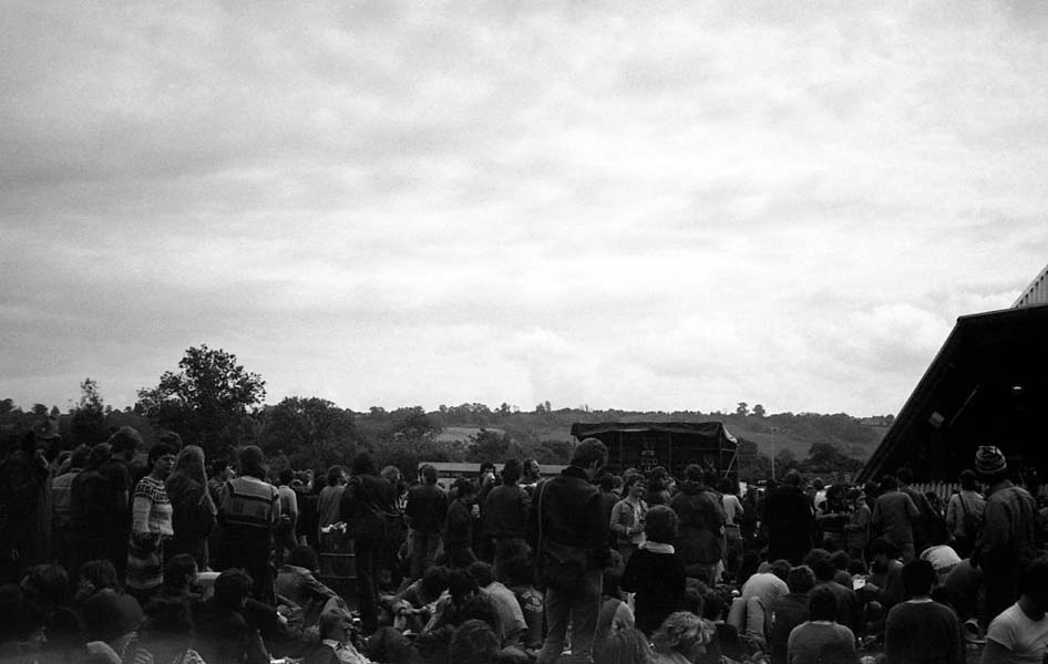 The Glastonbury festival 1984.