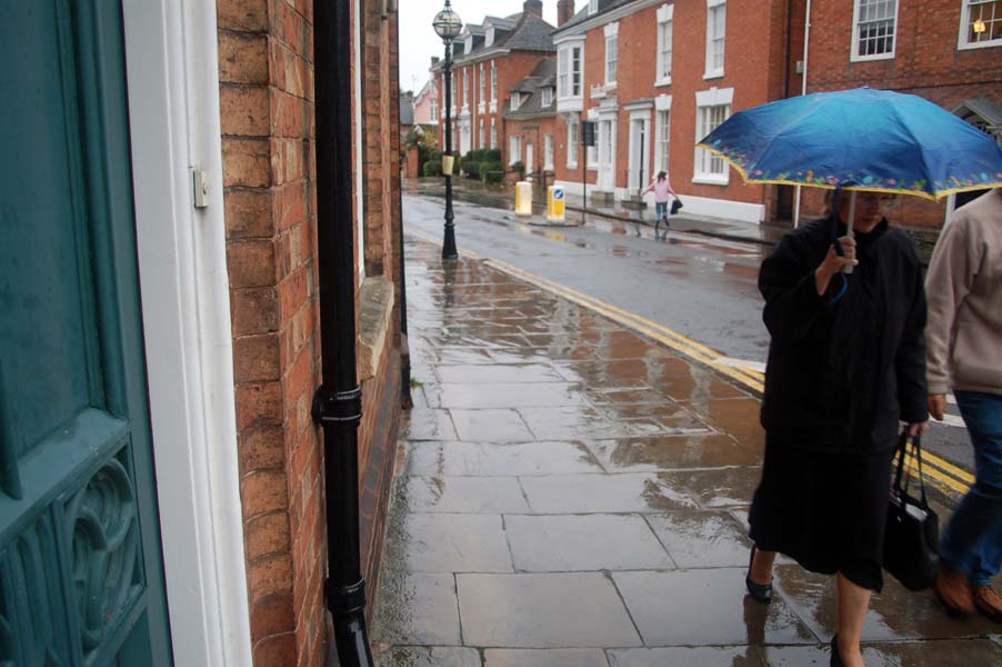 Rainy day, Lichfield.