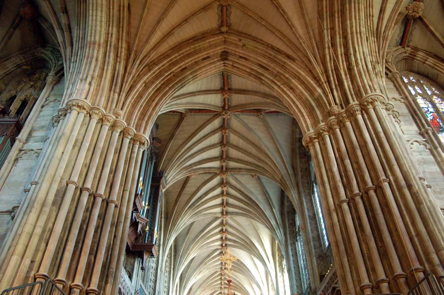 The vault of heaven, Lichfield cathedral.