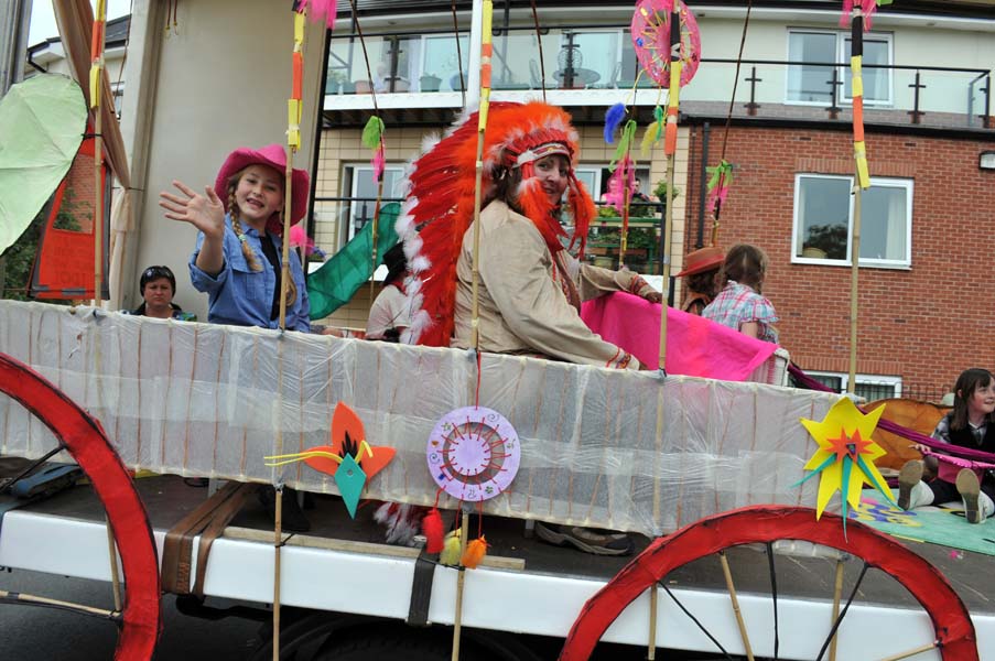 Wagon train, the Lichfield Bower.