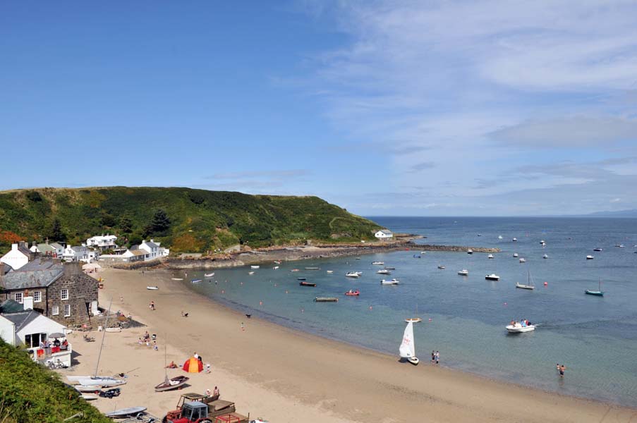 Holiday time, Porthdinllaen.