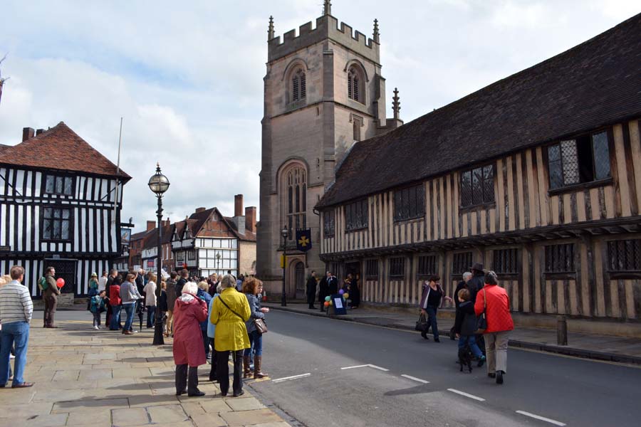 Street scene, Stratford upon Avon.