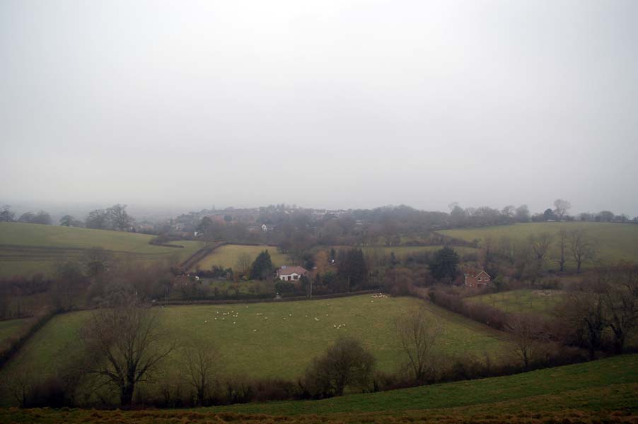 An English vista, Glastonbury.