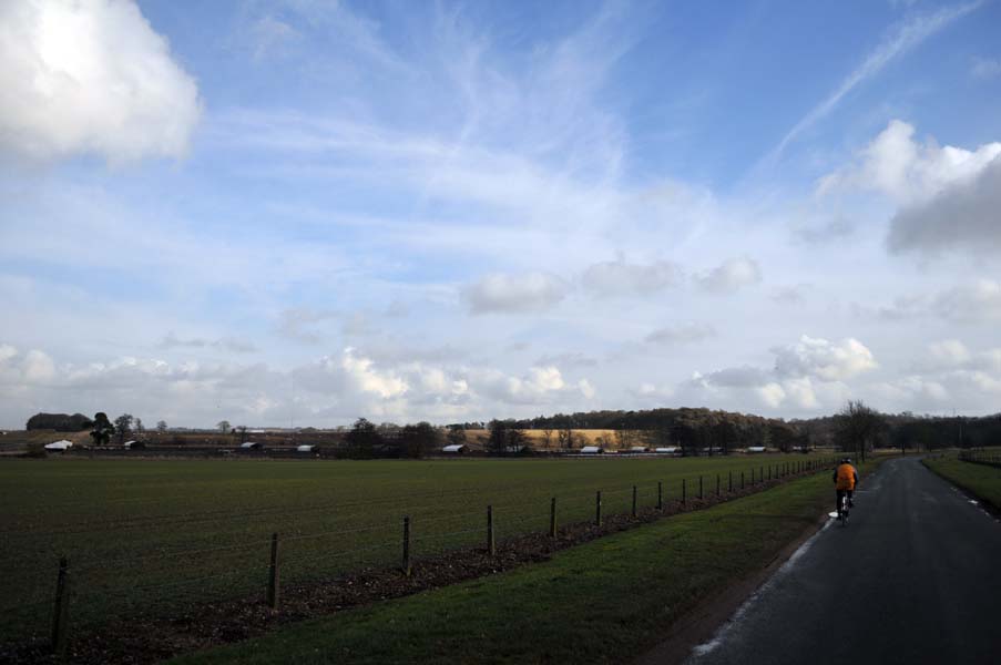 Cyclist near Shenstone.