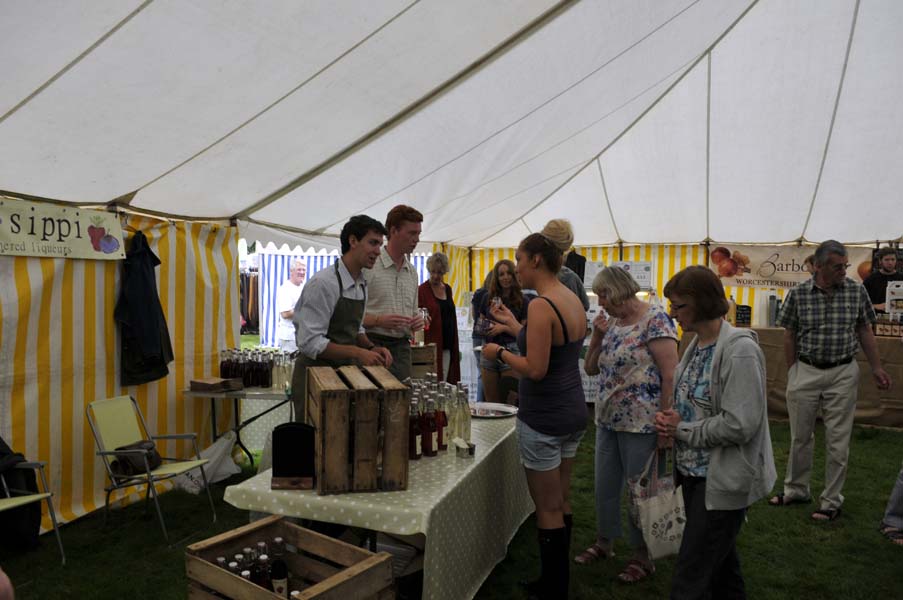 Drumming up trade, Canwell.