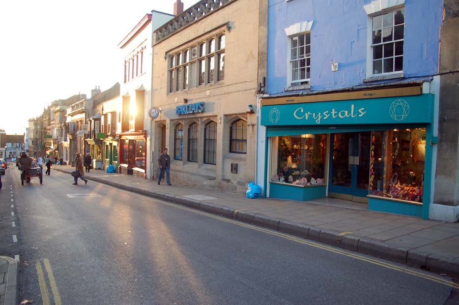 Glastonbury High Street.