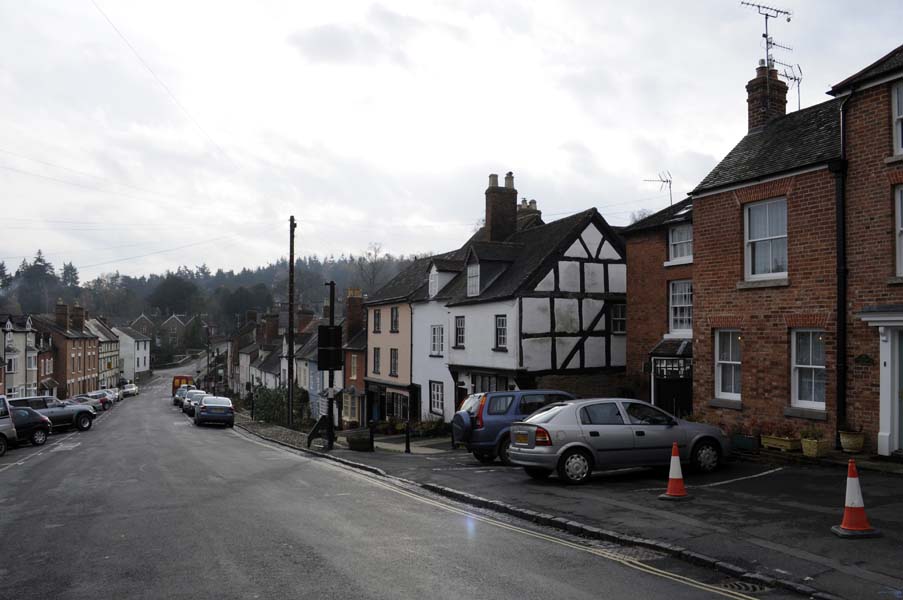 Looking down to the river, Ludlow.