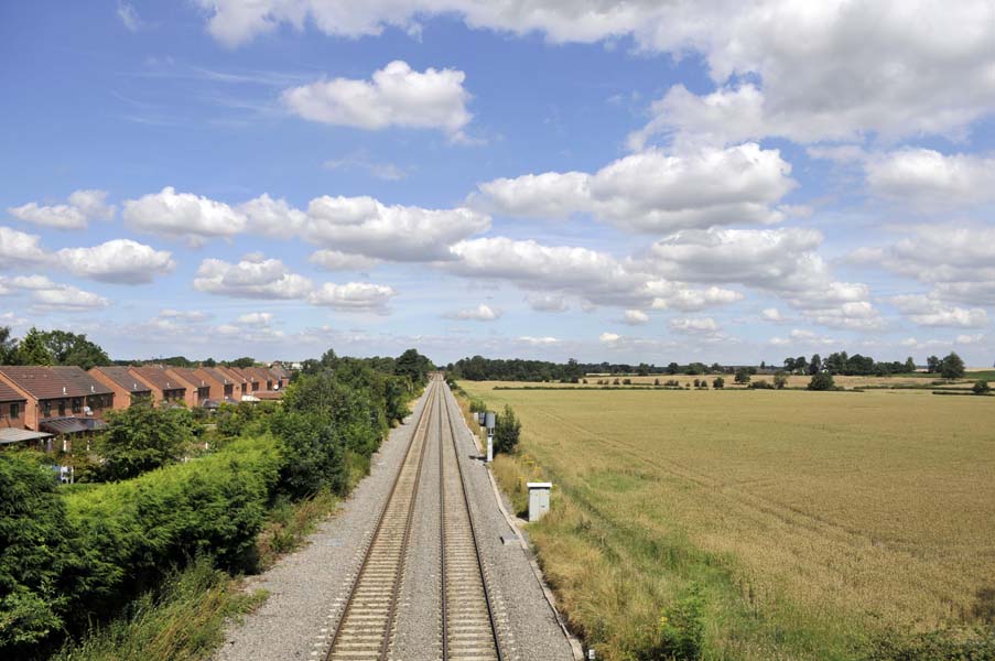 Main line railway, near Water Orton.