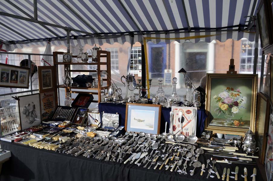 The market, Ludlow.