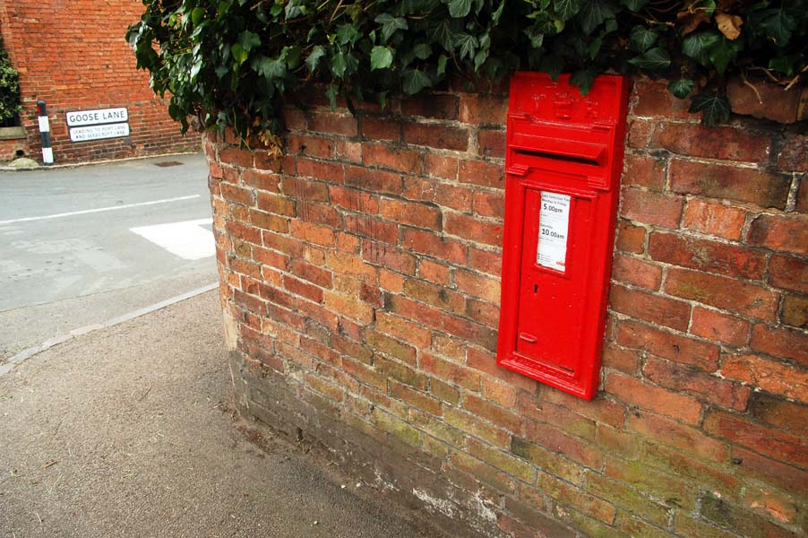 Victorian post box, Abbots Bromley.