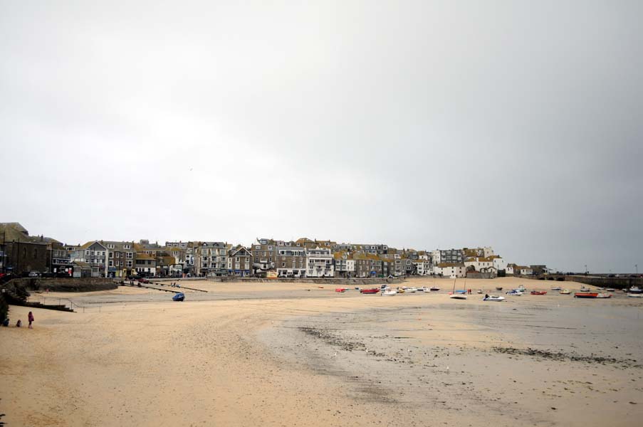 View of the harbour, St Ives.