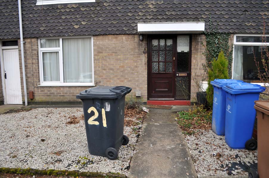 Wheelie bins, Derby.