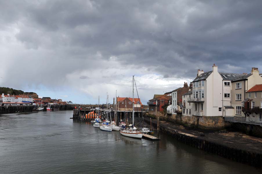 Whitby harbour.