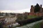 Kenilworth castle in winter.