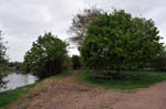 Water's edge, the river Trent.