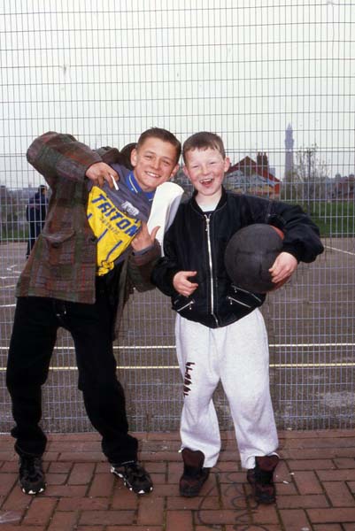 Football players, Selly Oak.