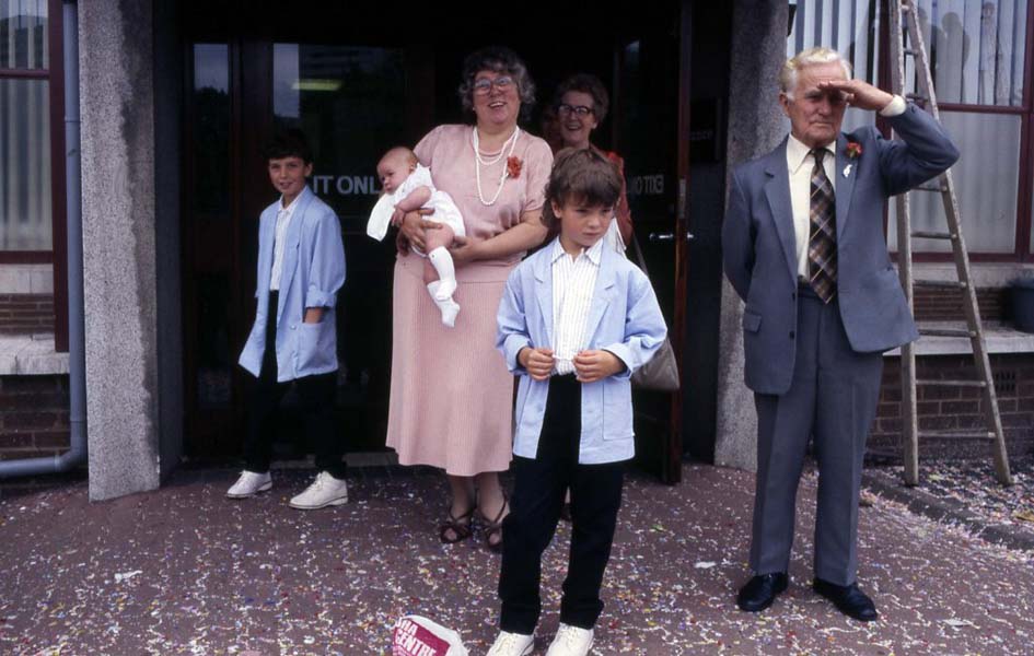 Niel and Maureen's wedding, the registry, Broad Street.