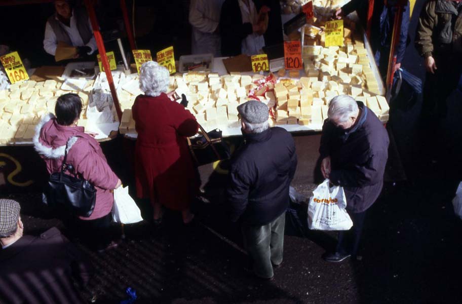 The old Bull Ring market.