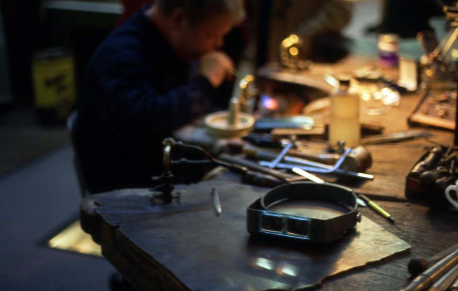 Worker, the Jewellery quarter.