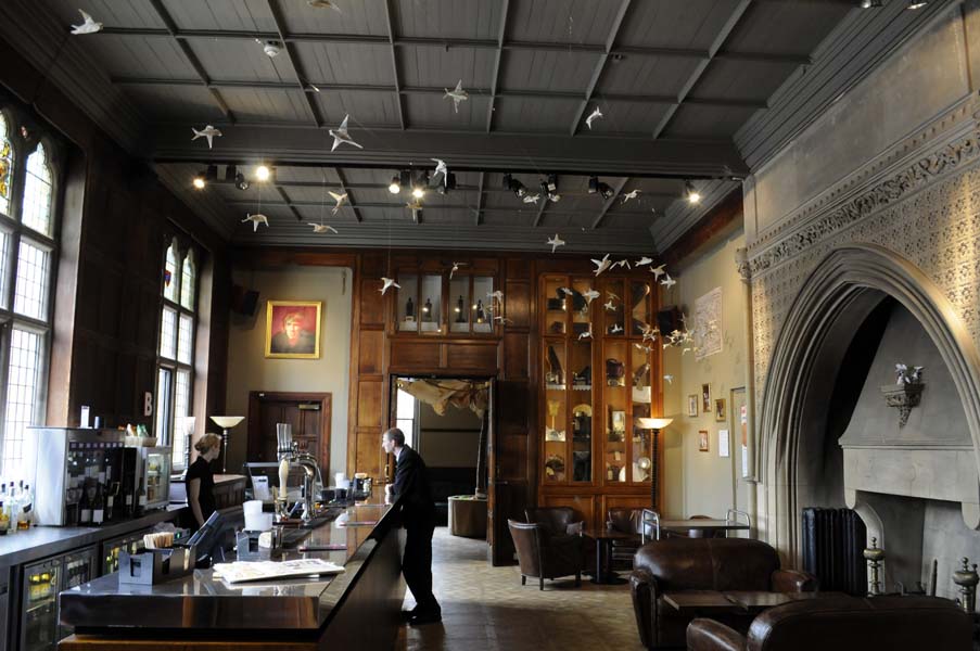 Bar at the Swan theater, Stratford.