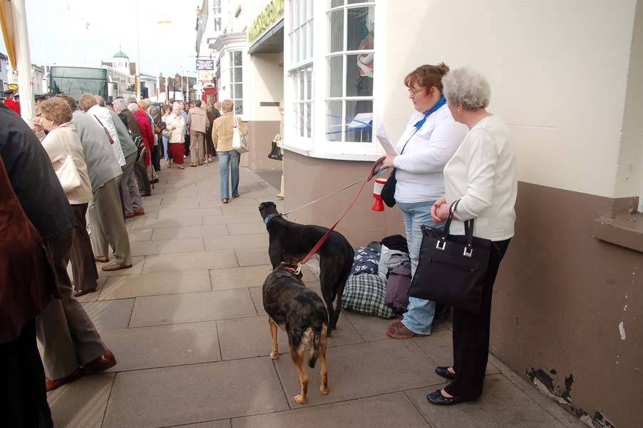 Charity collectors, Stratford.