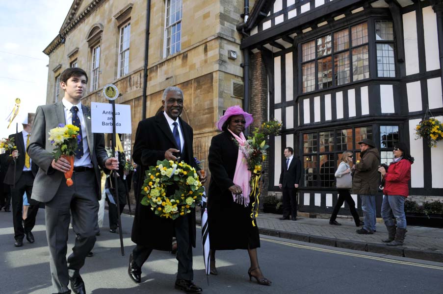 Flowers for the bard of Avon, Stratford.