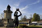 Shakespeare's memorial, Stratford upon Avon.